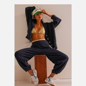 Free People Beach Hailee Knit Jogger Size Large